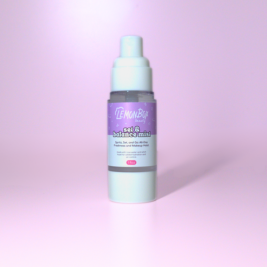 Lemon Box Beauty Set & Balance Mist | Makeup Setting Spray