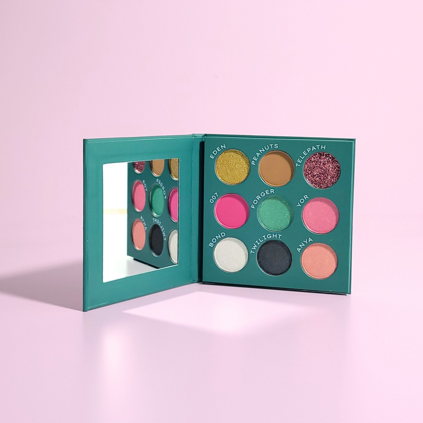 The Forger X Collection Eyeshadow Palette Side shoo