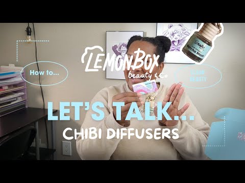 Rochelle Lowery holding the Car Diffuser Showcasing its Contents